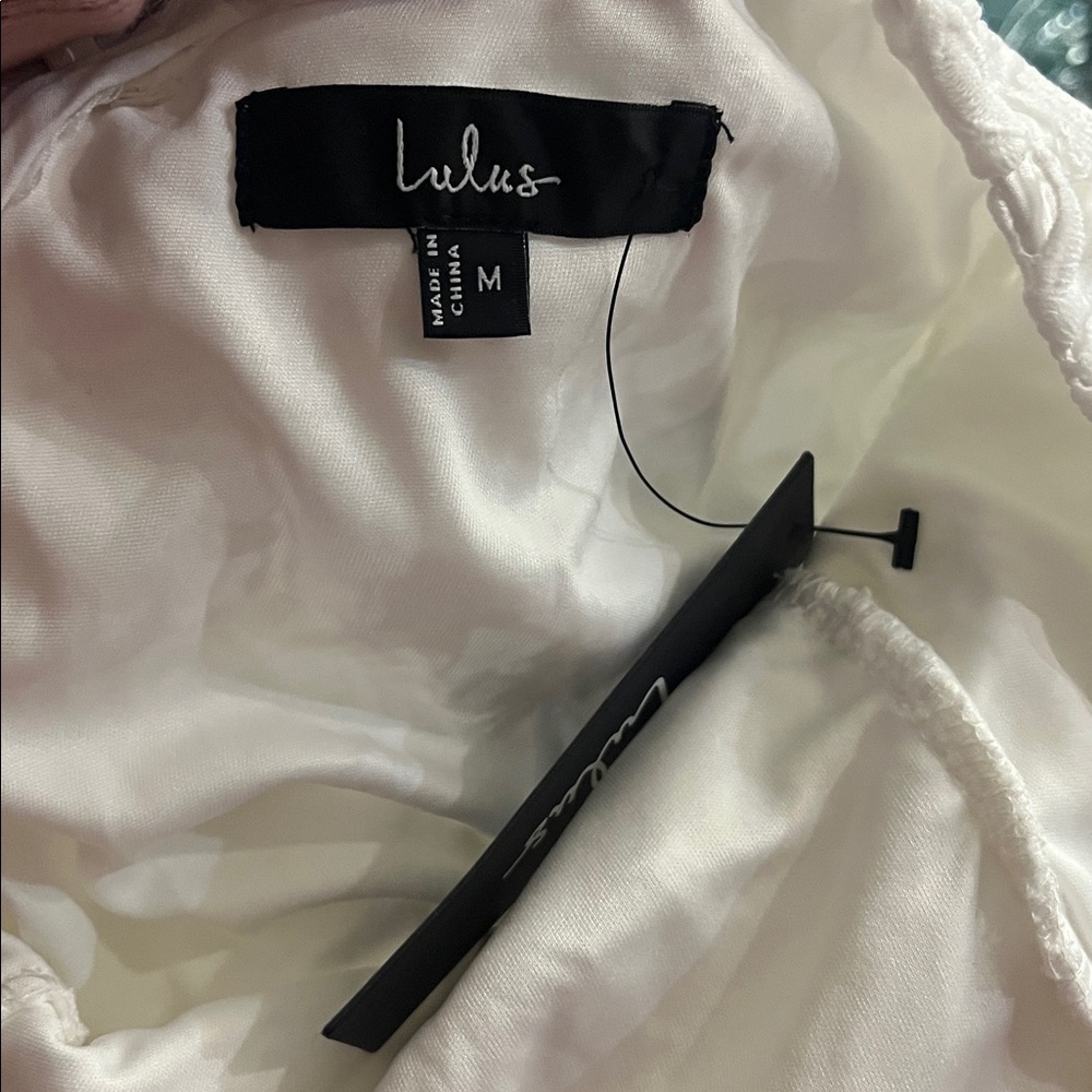 Lulus Romance Language White Backless Lace Dress - Picture 12 of 12